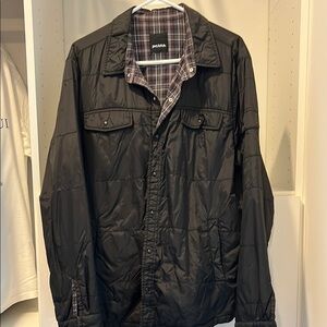 Prana Black Men's Reversible Shirt/Jacket